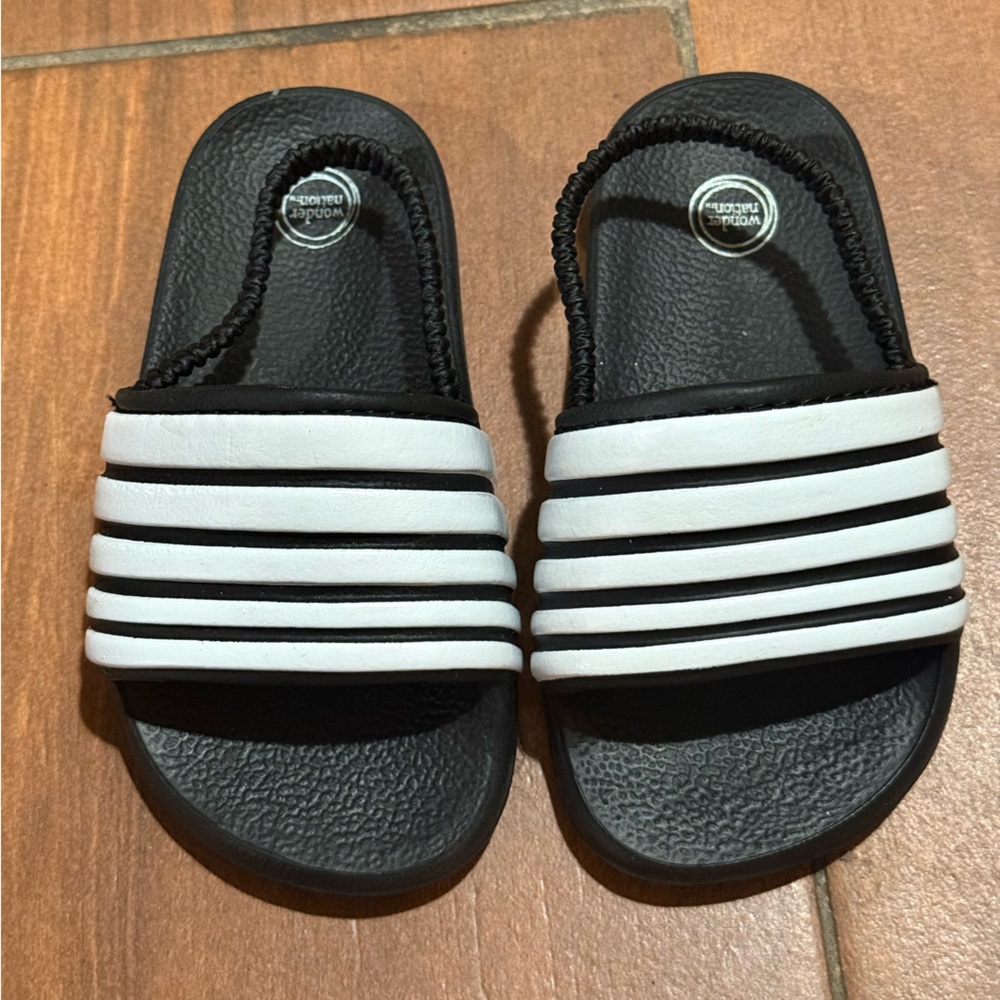 Stylish Kids Black and White Sandals